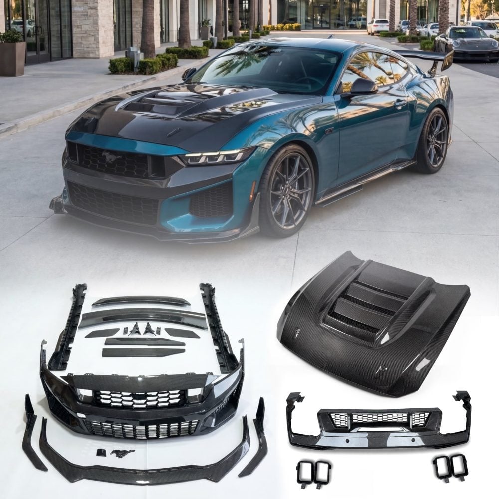 Mustang S650 Carbon Fiber Track Package, full bundle overview