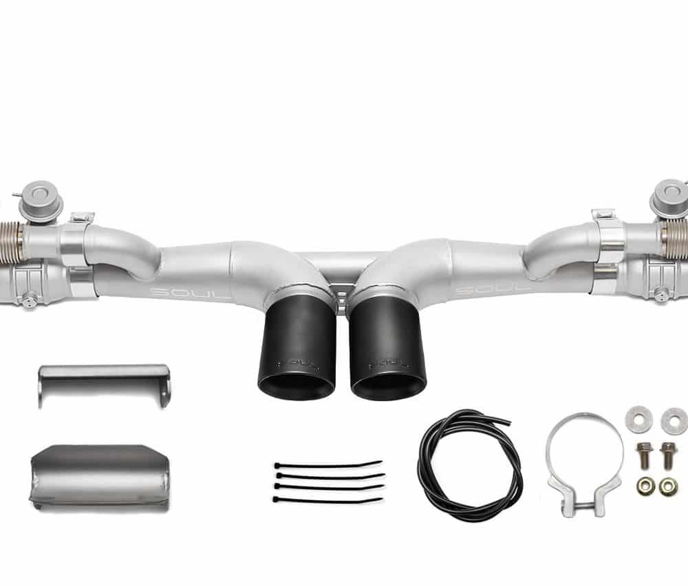 SOUL Performance Competition Exhaust Package for Porsche 997 GT3 Modular