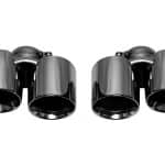 SOUL Performance Black Chrome Exhaust Tips for 991.1 Porsche 911 Carrera
