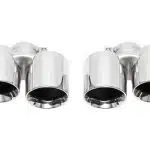 SOUL Performance Polished Chrome Exhaust Tips for 991.1 Porsche 911 Carrera