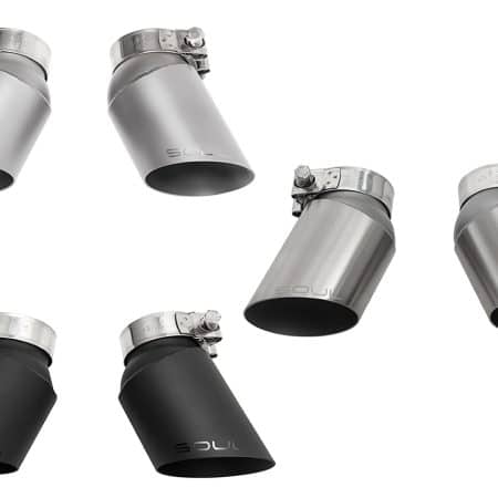 SOUL Performance GT2 Style Bolt On Exhaust Tips for 997.1 Porsche 911 Turbo