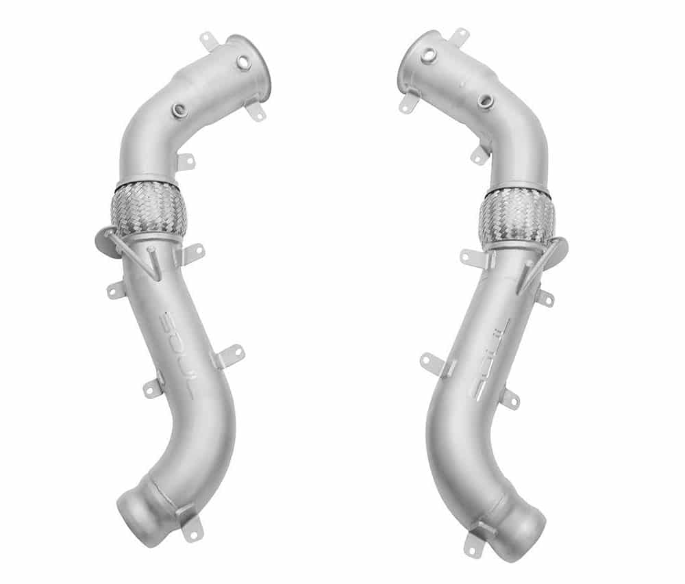 SOUL Performance Competition Downpipes for 570S / 570GT / 540C McLaren