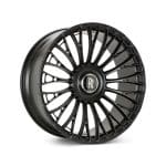 Urban x Vossen UV-6 Forged Wheel Set for L460 Land Rover Range Rover in Satin Black - Front Side View