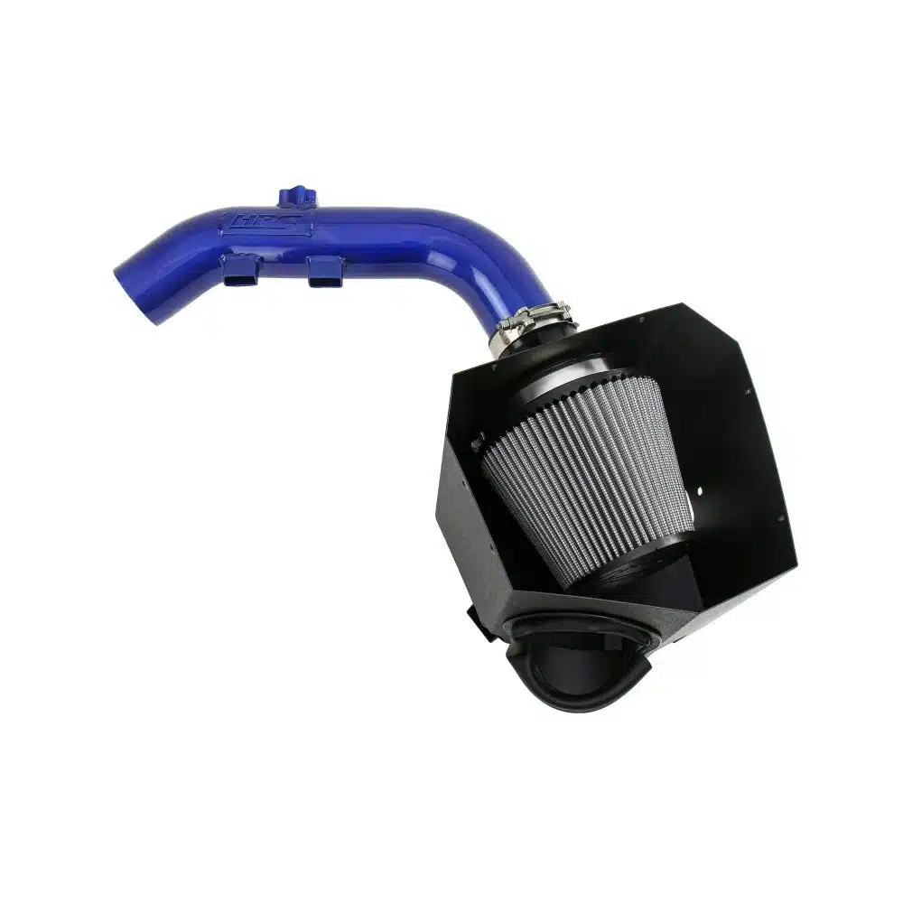 HPS Cold Air Intake Kit for F16 BMW X6 3L Turbo N55 - Blue finish