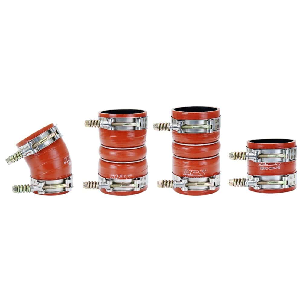 HPS Intercooler Boot Kit for Ford F-250 Super Duty, F-350 Super Duty, F-450 Super Duty, and F-550 Super Duty 6L Turbo