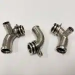 SharkWerks Stainless Coolant Pipes for 997.1 Porsche 911 Turbo / GT2 / GT2 RS [SHAE394]