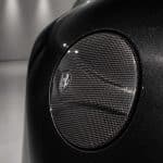 Capristo Purosangue Gas Cap, Installed on Black Purosangue - Close View of Gas Cap