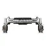 Capristo 991.2 Carrera Valved Exhaust - Top View