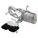 Capristo X-Bow GT-KR Valved Exhaust - Front Side View