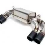Dinan Free Flow Axle-Back Exhaust with Black Tips for F87 BMW M2