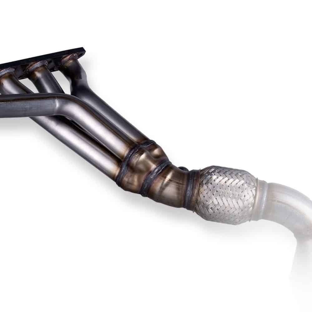 QuickSilver Stainless Steel Exhaust for W107 on the W107 Mercedes 500 SL