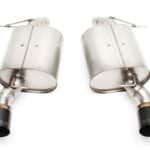 Dinan Free Flow Axle-Back Exhaust with Black Tips for E90 BMW 335i and 335xi