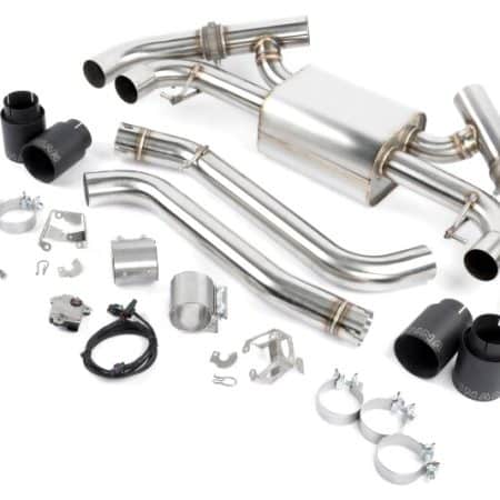 Dinan Valved Axle-Back Exhaust with Black Tips for G42 BMW M240i and M240i xDrive
