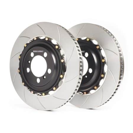 GiroDisc 2-Piece Front Iron Rotor Conversion for Ferrari 430 Scuderia [A1-110]