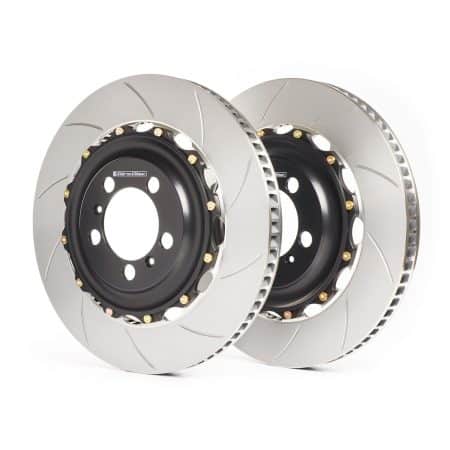 GiroDisc 398mm 2-Piece Front Iron Rotor Conversion for Ferrari 458, 488, F8, F12, and 812 [A1-111]