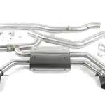 Dinan Valved Cat-Back Exhaust with Black Tips for G01 / G02 BMW X3 M40i and X4 M40i