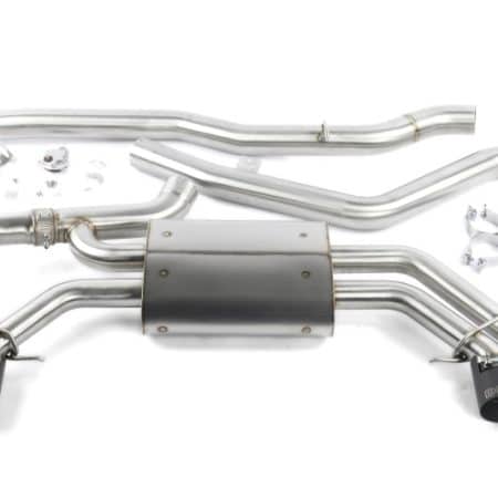 Dinan Valved Cat-Back Exhaust with Black Tips for G01 / G02 BMW X3 M40i and X4 M40i