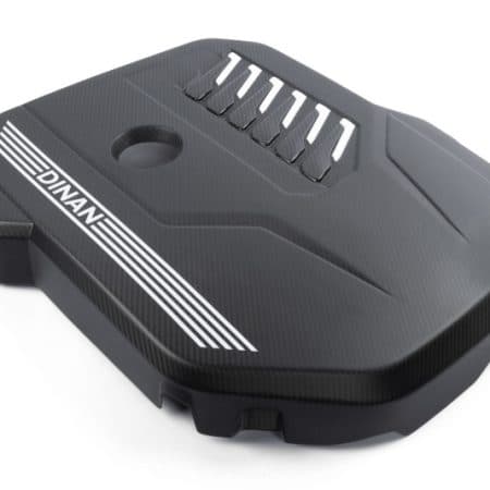 Dinan Matte Carbon Fiber Engine Cover with Gloss Accents for G01 / G02 / G20 / G22 / G23 / G26 / G42 BMW B58