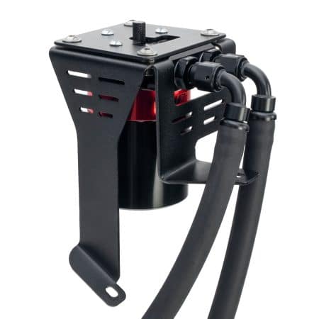 HPS Aluminum Oil Catch Can Kit for Honda Civic Si 2.4L