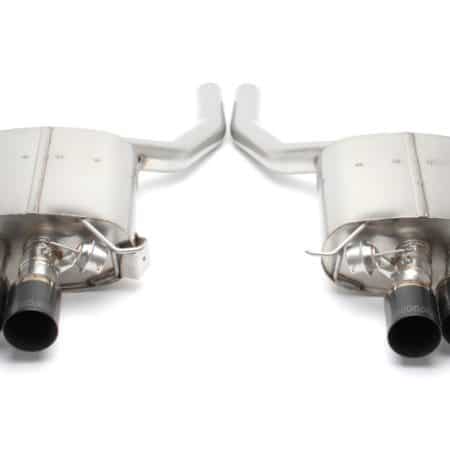 Dinan Free Flow Axle-Back Exhaust with Black Tips for F10 BMW 550i