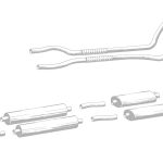 QuickSilver Stainless Steel Exhaust for the Aston Martin DBS 6 Vantage