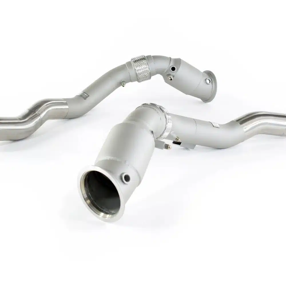 QuickSilver Downpipes for the Aston Martin V12 Vanquish