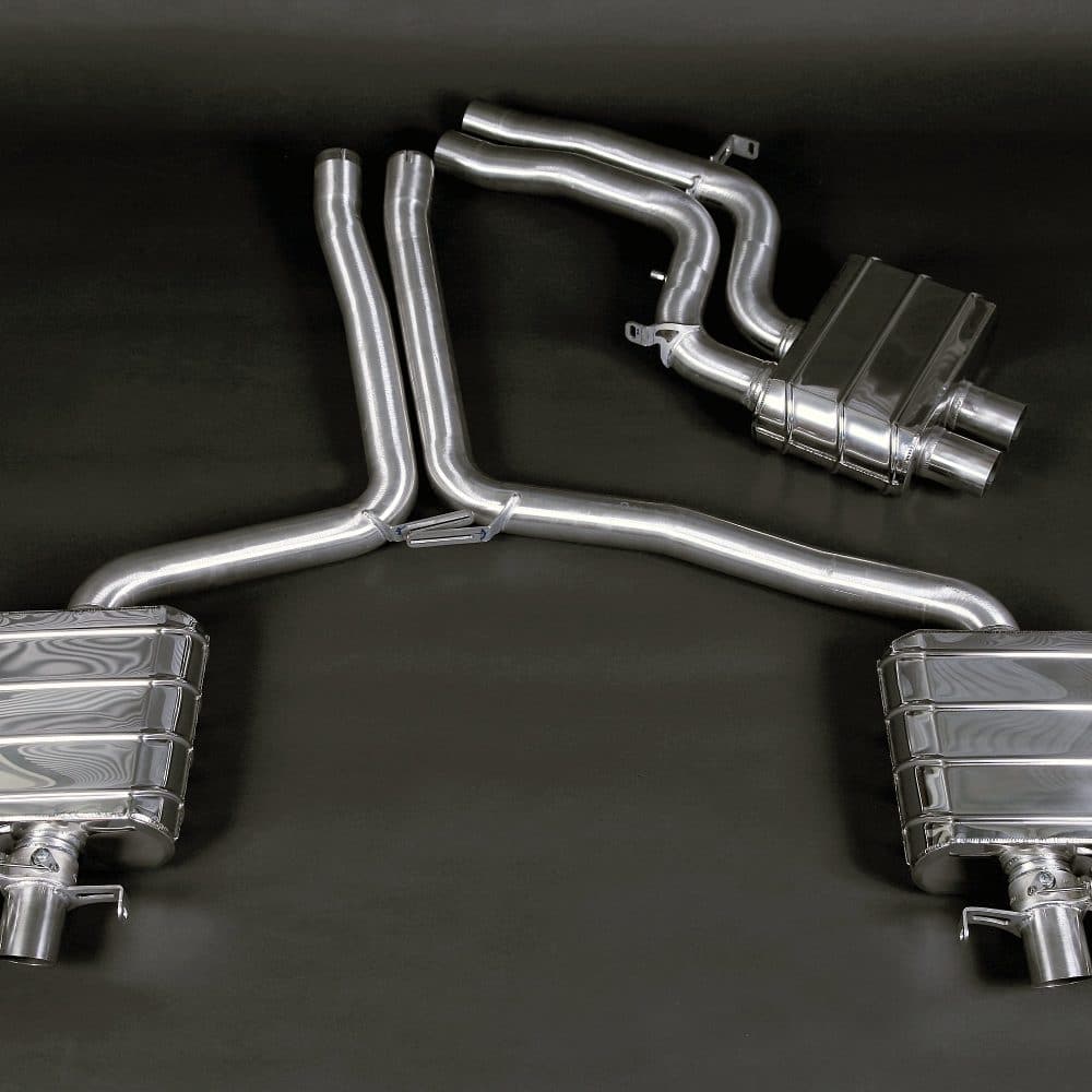 Capristo ECE Valved Exhaust System w/ Mid-Pipes for B8 Audi RS4
