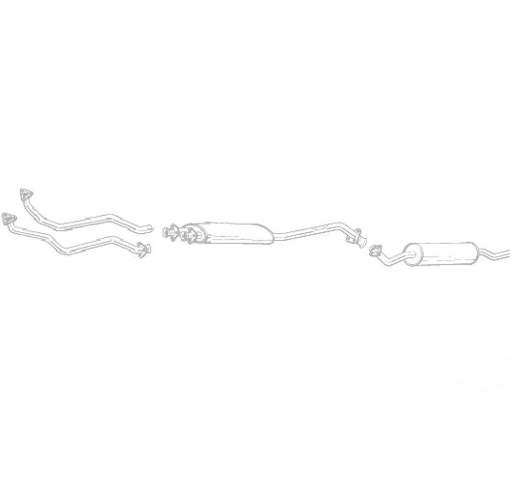 QuickSilver Stainless Steel Exhaust for the BMW 323i E21 RHD