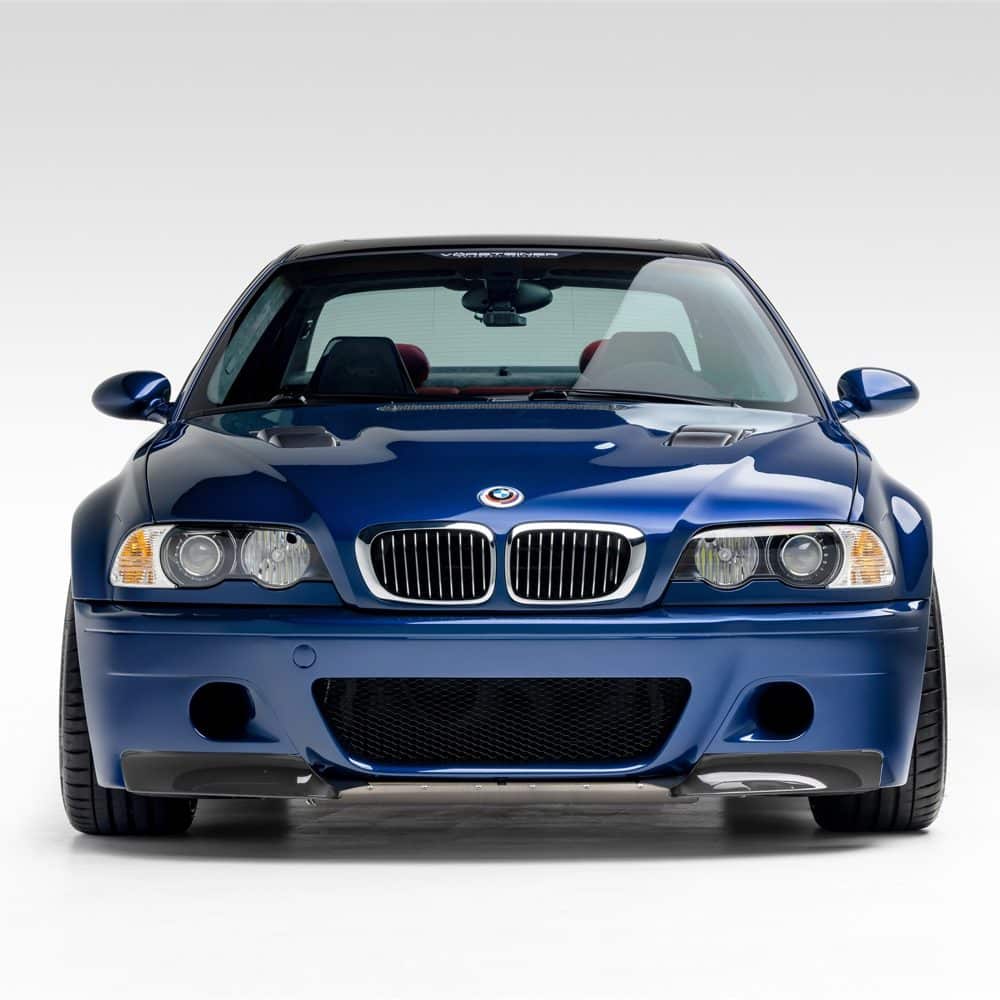 Vorsteiner V20 Carbon Fiber Aero Front Bumper with 2-Piece Splitter for E46 BMW M3