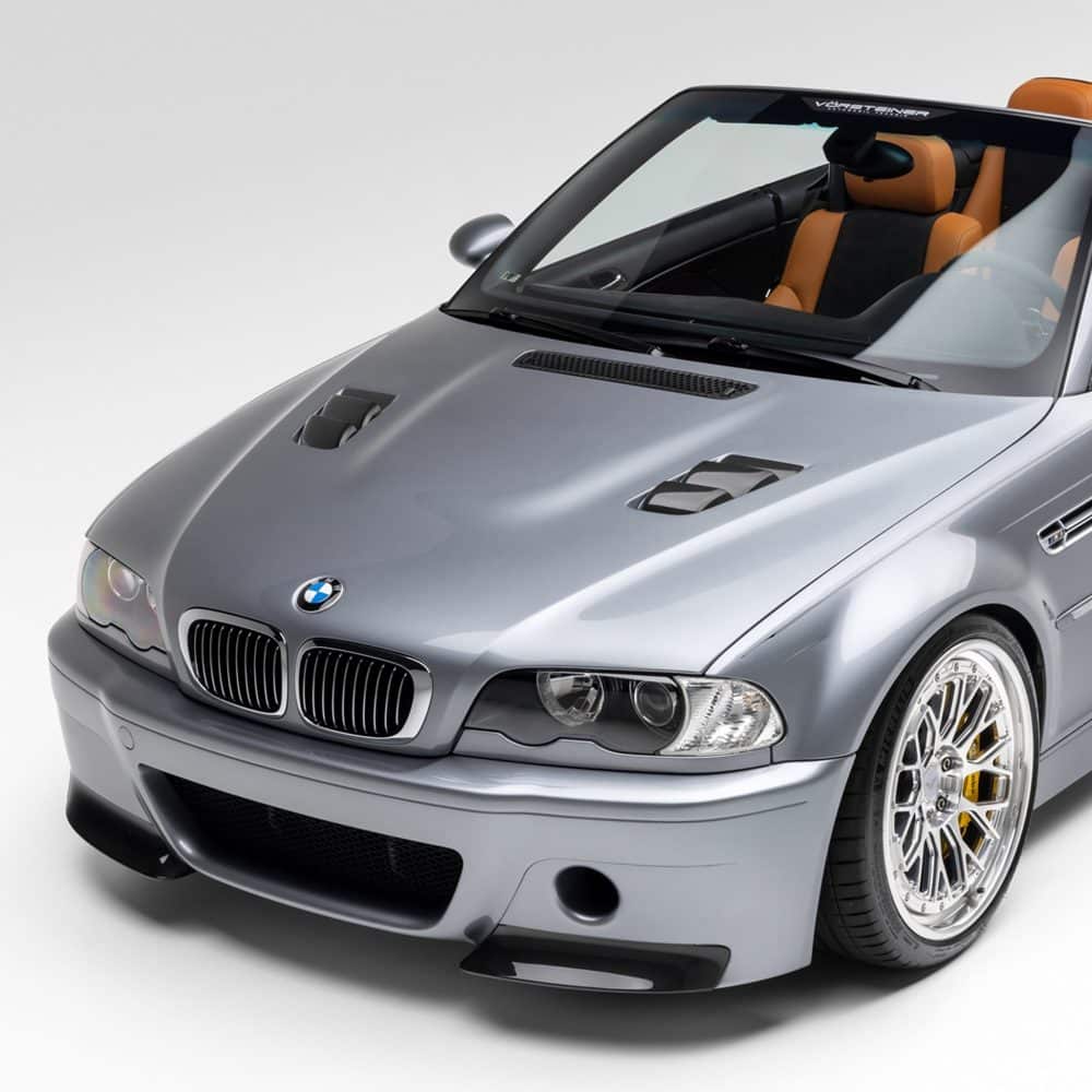 Vorsteiner V20 Gloss Carbon Fiber Aero Hood for E46 BMW M3