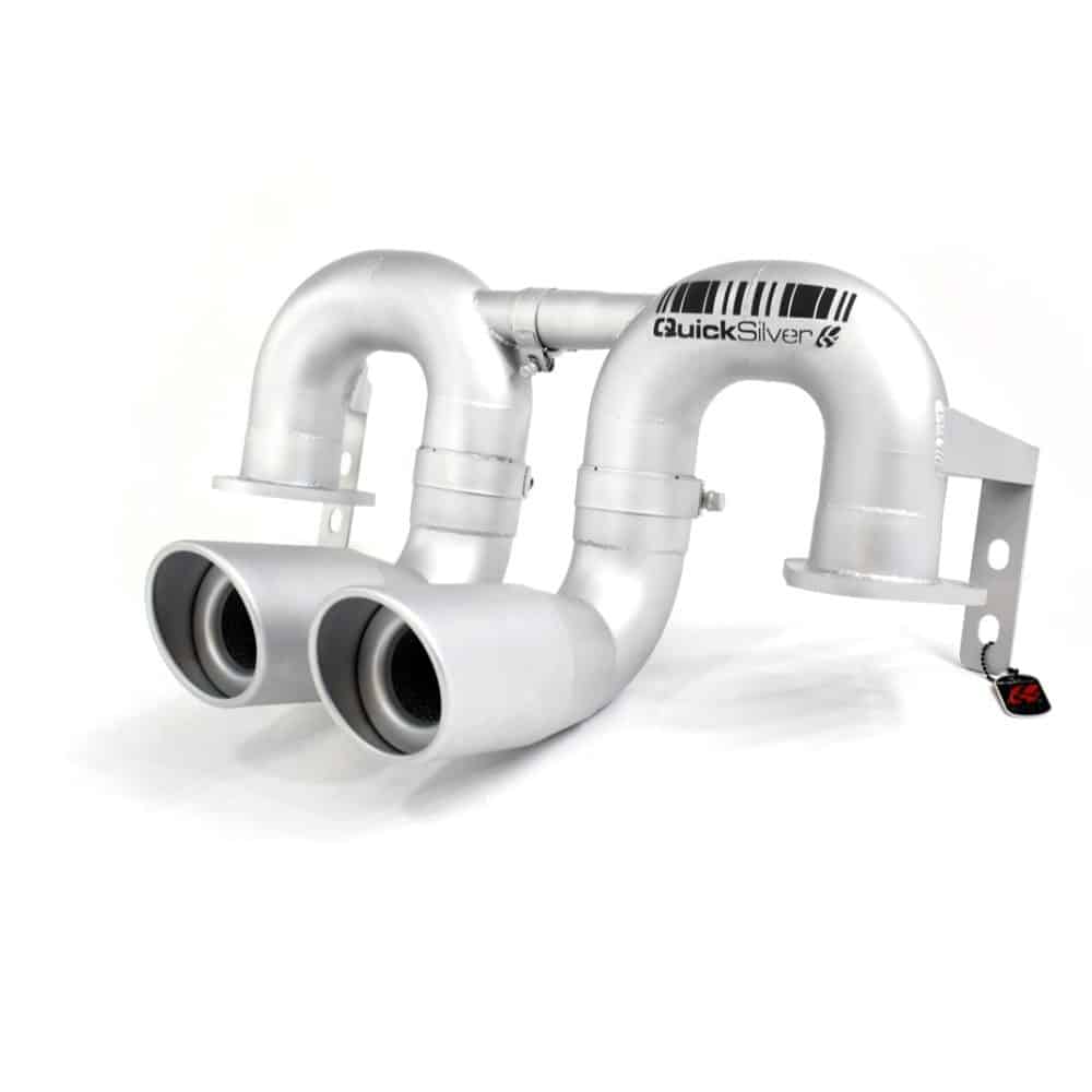 QuickSilver Ceramic Coated Sport Exhaust on the Ford GT