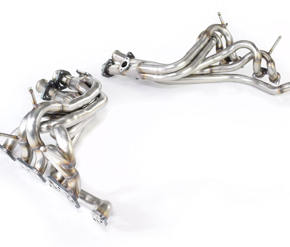 QuickSilver Manifolds for the Ferrari 365 GTB 4 Daytona S2 Stainless Steel