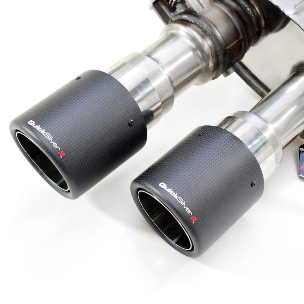 QuickSilver Stainless Steel Exhaust for Replacement on the Replacement Carbon Tail Pipes
