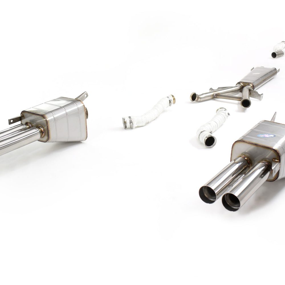 QuickSilver Stainless Steel Exhaust for the Maserati Khamsin