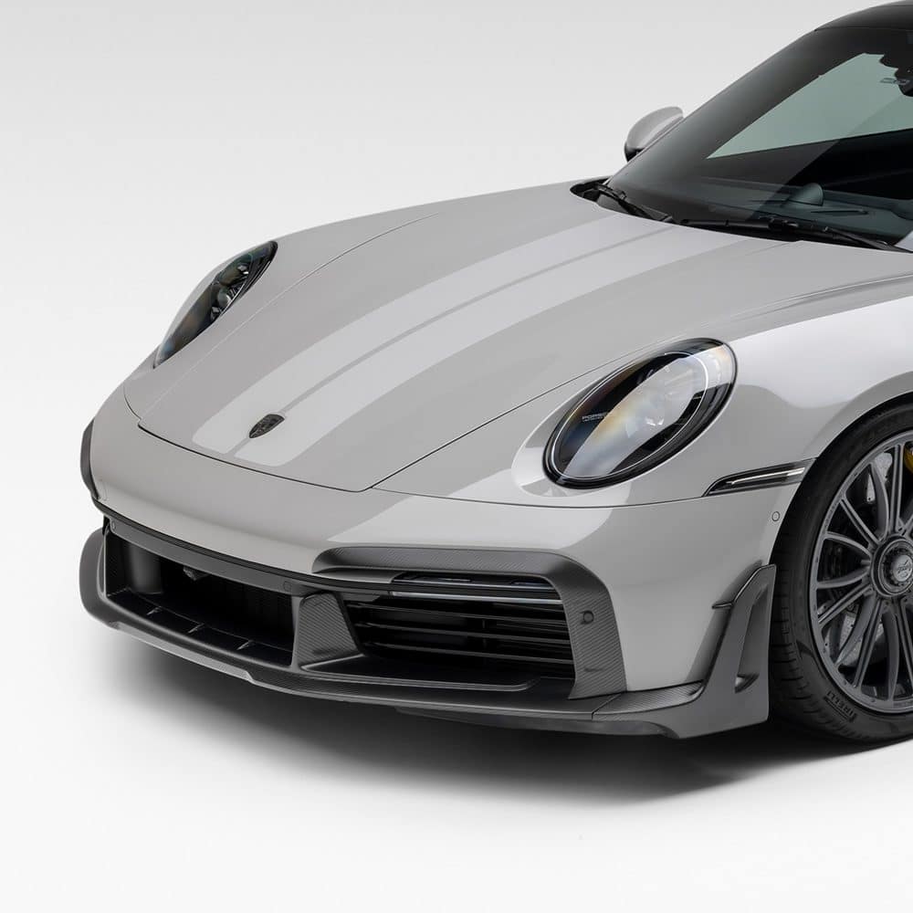 Vorsteiner GW9 Carbon Fiber Aero Front Spoiler with Winglets for 992 Porsche 911 Turbo S