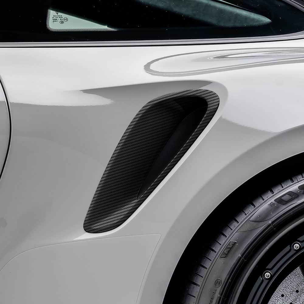 Vorsteiner GW9 Carbon Fiber Aero Side Intake Trim for 992 Porsche 911 Turbo S