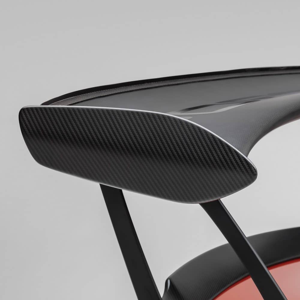 Vorsteiner Satin Carbon Fiber Wing End Caps for 991.1 Porsche 911 GT3 RS