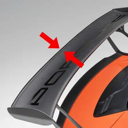Vorsteiner Satin Carbon Fiber Gurney Flap for 991.1 Porsche 911 GT3 RS [POV2075]