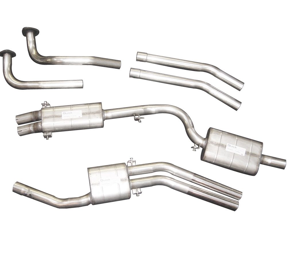 QuickSilver Stainless Steel Exhaust for the Maserati Mistral 4000 (inc. Spyder)