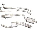QuickSilver Stainless Steel Exhaust for Maserati on the Maserati Mistral 4000