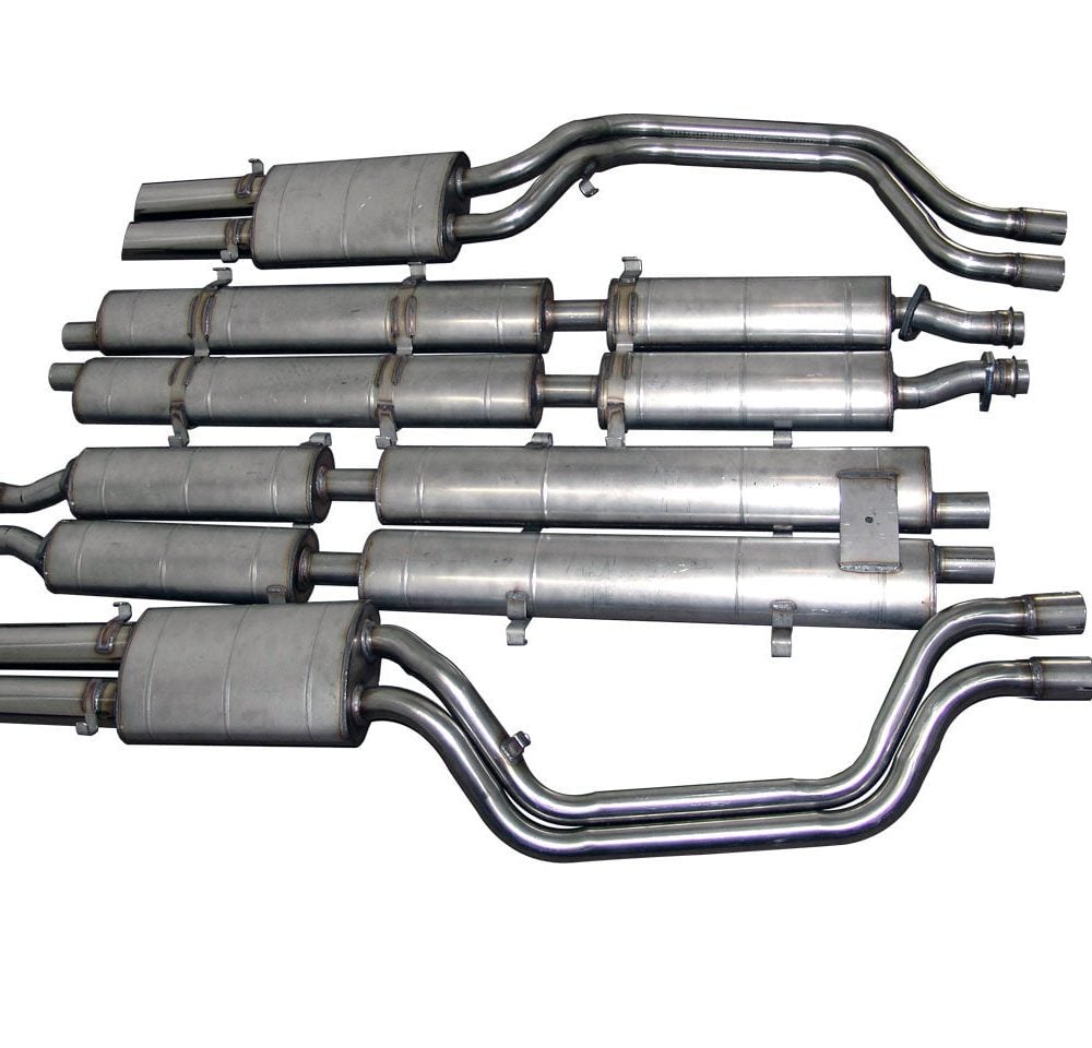 QuickSilver Stainless Steel Exhaust for the Ferrari 412