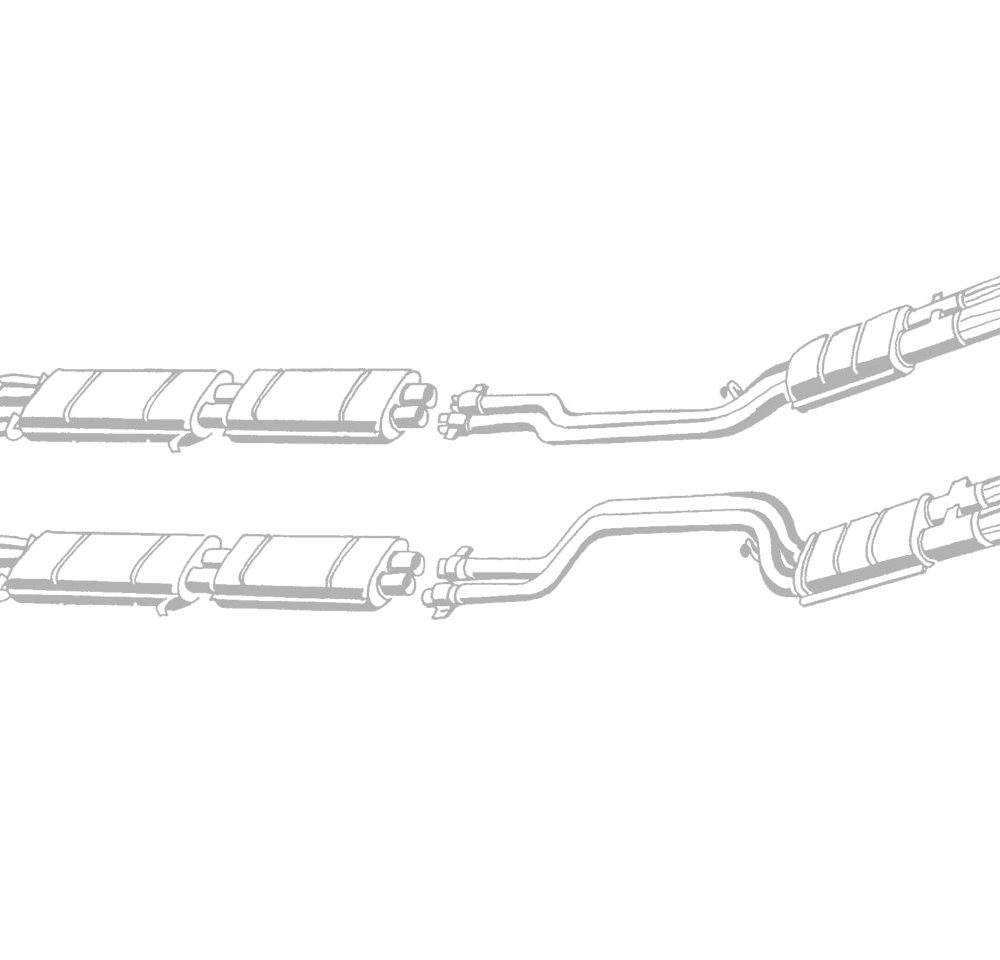QuickSilver Stainless Steel Exhaust for the Ferrari 365 GTC 4 System
