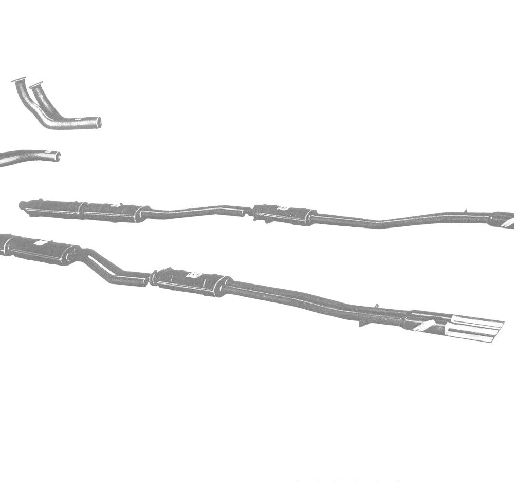 QuickSilver Stainless Steel Exhaust for the Ferrari 330 America