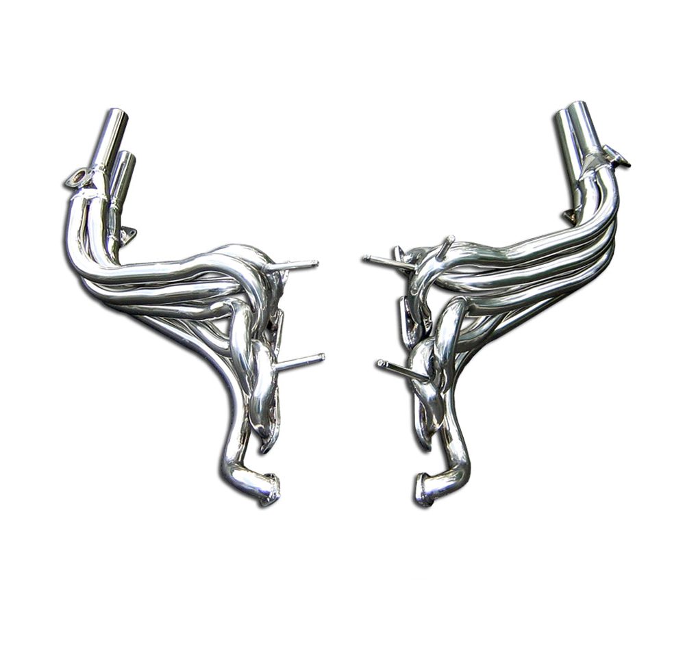 QuickSilver Manifolds for the Ferrari 365 GTB 4 Daytona S1 Stainless Steel