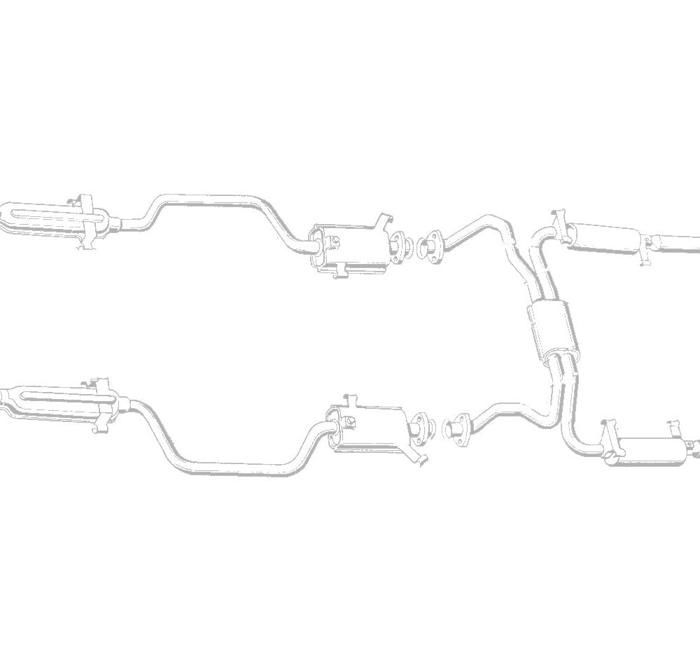 QuickSilver Stainless Steel Exhaust for the Maserati Kyalami