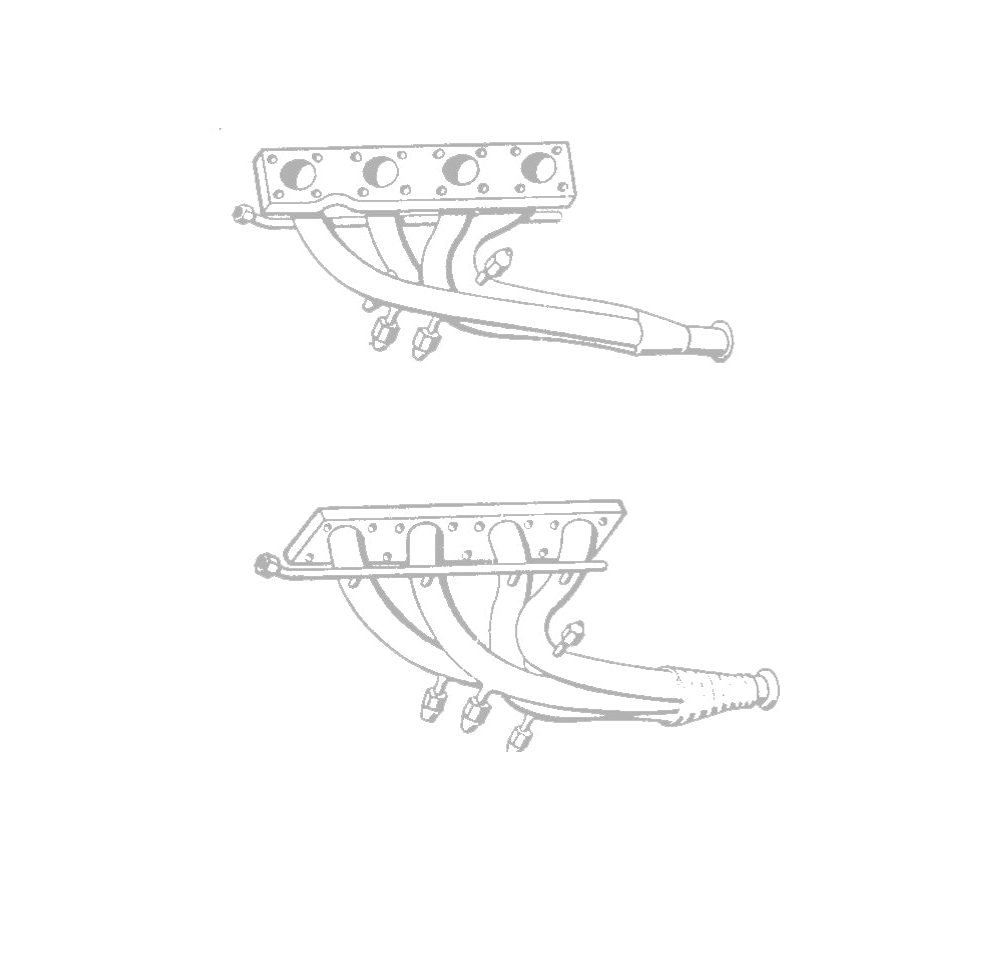 QuickSilver Manifolds for the Maserati Kyalami Stainless Steel
