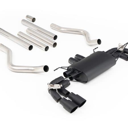 Milltek Black Coated SE Valved & Non-Resonated Catback Exhaust System w/ Cerakote Black Tips for L663 Land Rover Defender V8 110 [SSXLR257]