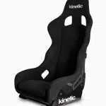 APEX XL Alcantara Pad Kit in black installed on the Kinetic APEX XL racing seat
