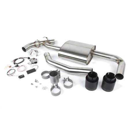 Dinan Valved Axle-Back Exhaust with Black Tips for F54 / F60 MINI Clubman / Countryman Cooper S