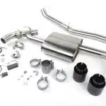 Dinan Valved Axle-Back Exhaust with Black Tips for F54 / F60 MINI Clubman / Countryman Cooper S ALL4